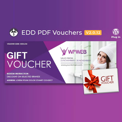 Easy Digital Downloads โ PDF Vouchers